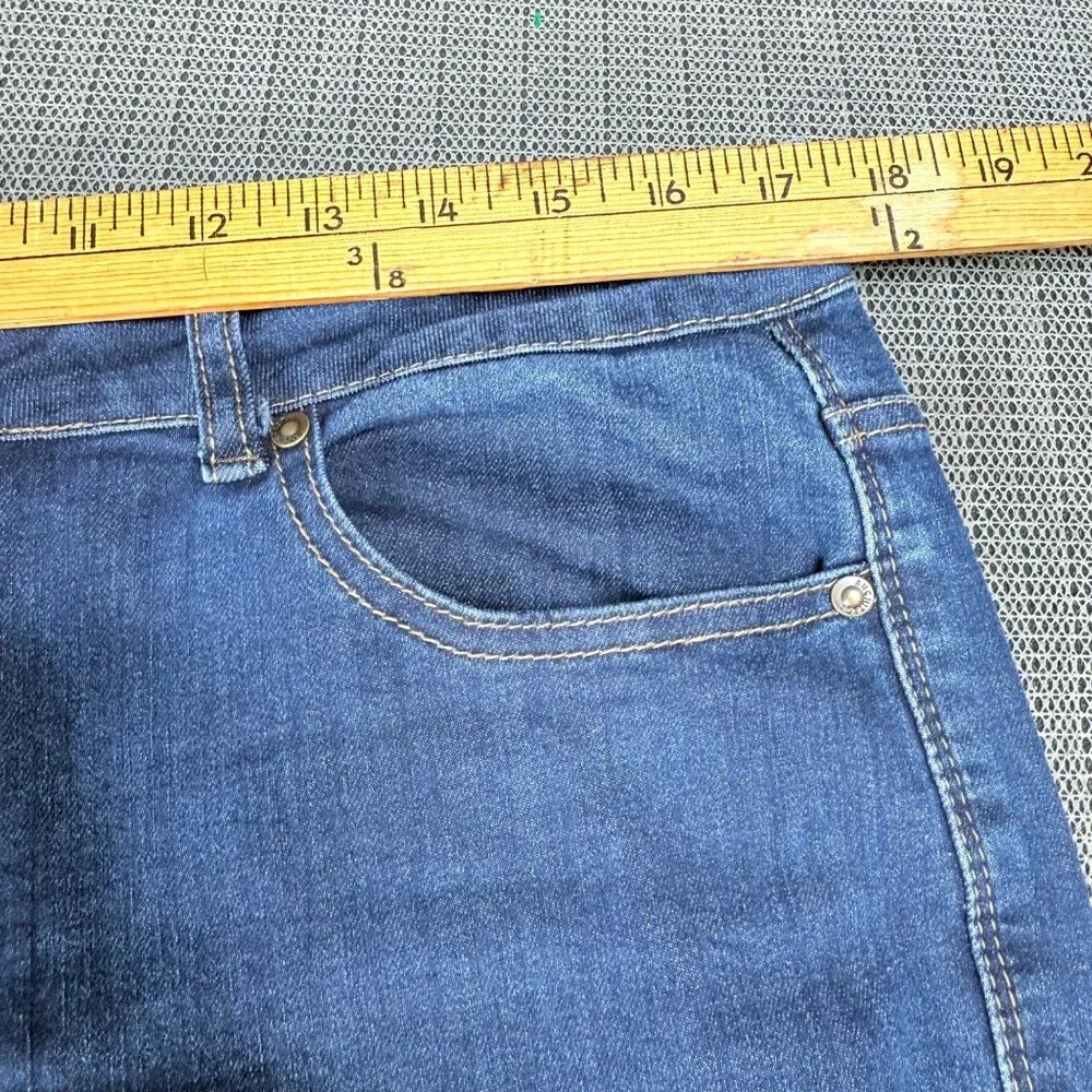 Architect Womens Size 12 Straight Leg Blue Jeans Cotton Blend - Picture 6 of 9